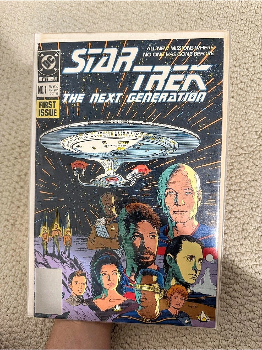 DC Comics Star Trek: The Next Generation #1 First Issue Comic Book